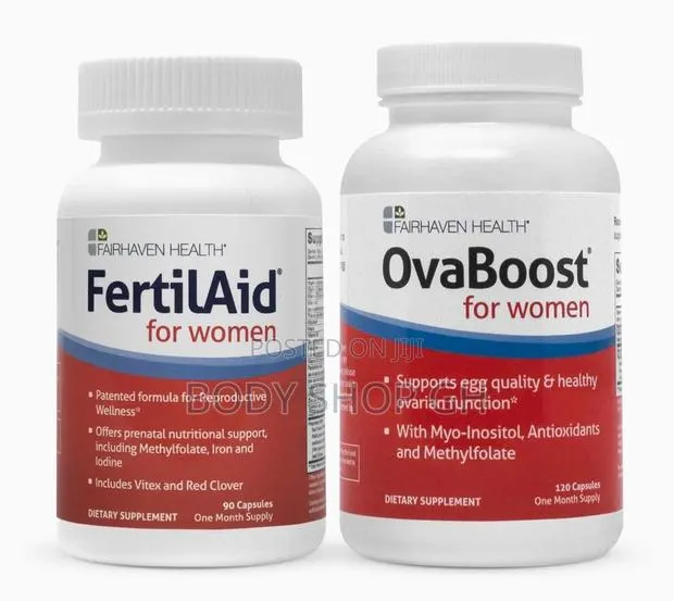 Female Fertility Supplement Pack - [ Fertilaid + Ovaboost ] · Photo 1