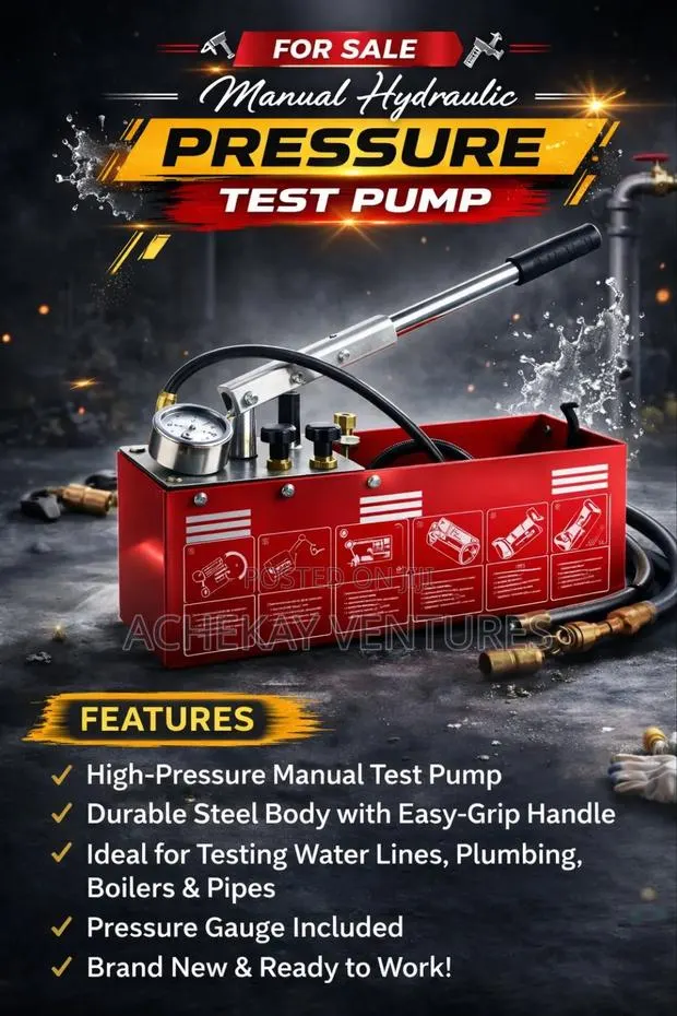 Manual Hydraulic Pressure Test Pump · Photo 1