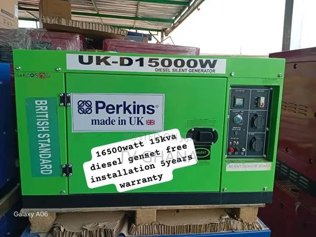 15kva Perkins Diesel Generator | Remote Control | Long Runtime · Photo 1