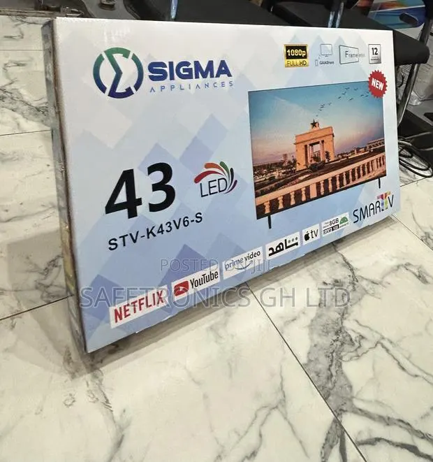 New Design Android Sigma 43 Inch Smart Led Full Hd Sig-K43v6-S Tv · Photo 1