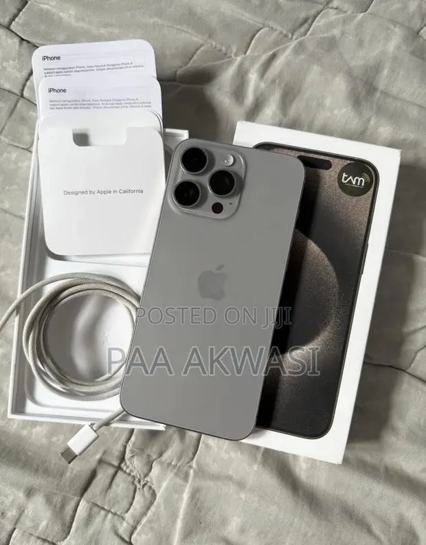 Apple iPhone 15 Pro Max 256 GB Silver · Photo 1