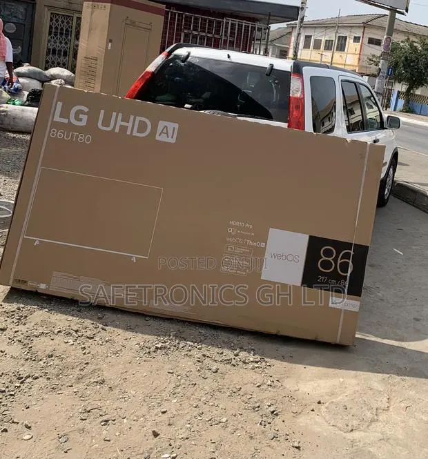 Brand New Smart Lg Ut80 86 Inch Android Uhd Satellite Tv · Photo 1