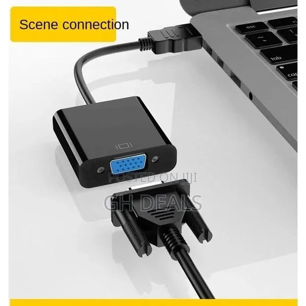Adapter Converter Cable - 1080P - HDMI to VGA · Photo 1