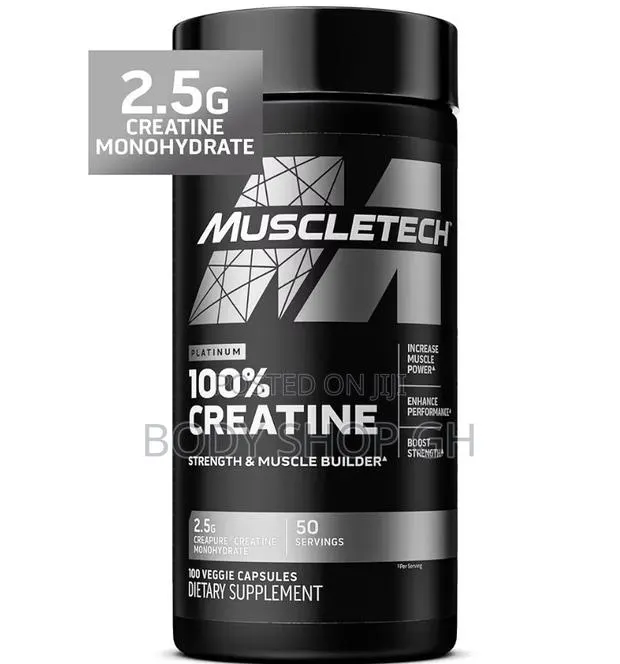 Muscletech Platinum Creatine Monohydrate Capsules -100% Pure Creatine · Photo 1