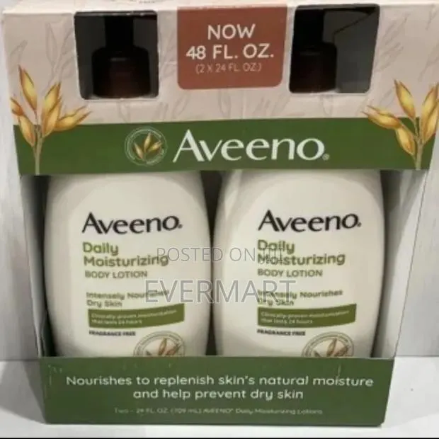 Aveeno Daily Moisturizing Body Lotion 709ml | 2-Pack · Photo 1