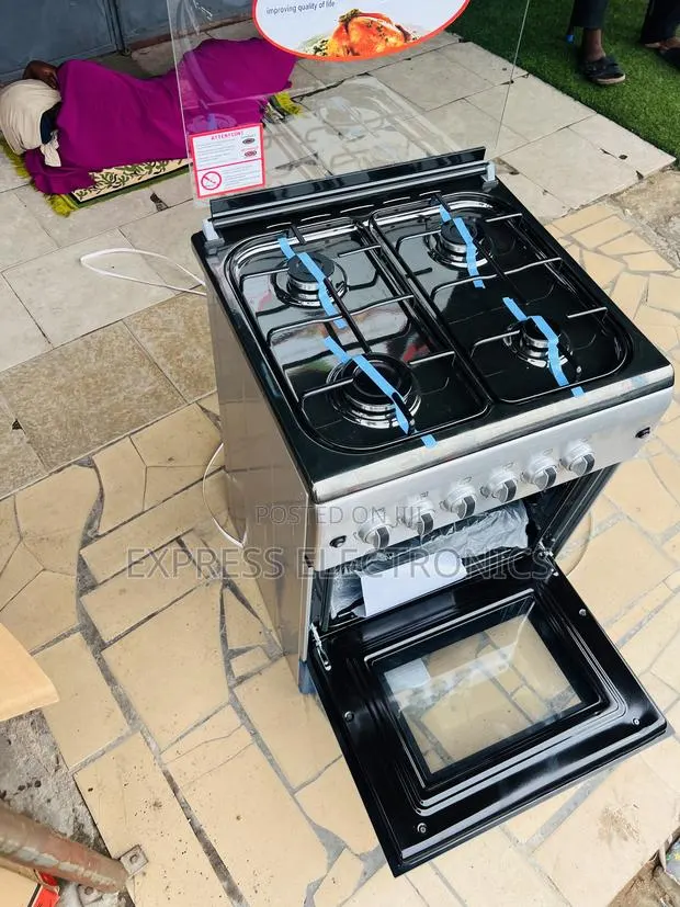 Highly Recommended Gas Cooker Oven 4b 60/60 New Line Sliver · Photo 1