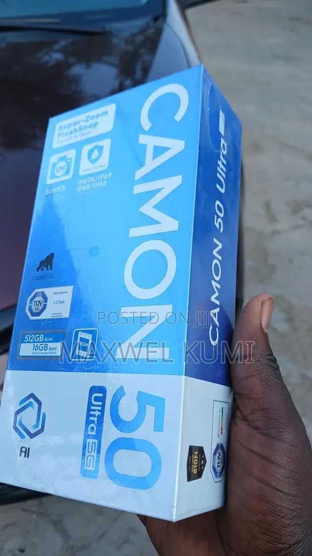 New Tecno Camon 50 Ultra 512 GB Black · Photo 1