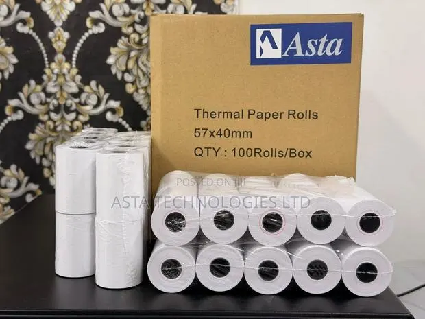 Thermal Paper Rolls (57x40) Mm