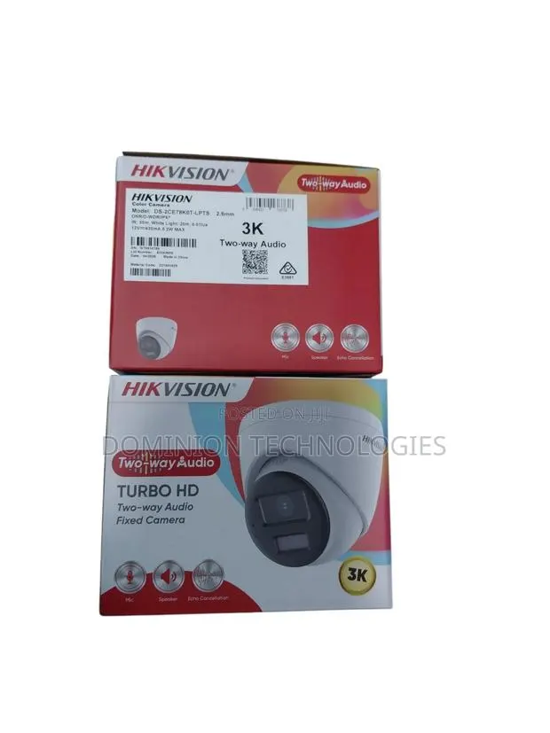Hikvision Ds-2ce78k0t-LPTS Two-Way Audio Dome · Photo 1