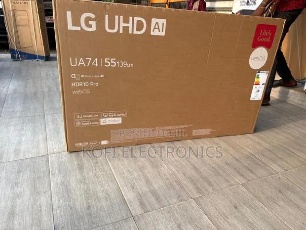 Lg Uhd Ai 55” Tv Sharp Vivid Visuals · Photo 1