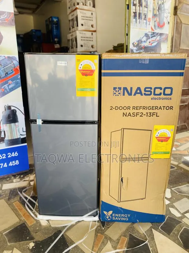 This Nasco 112 Litres Fridge Nasf2-13fl Double Door · Photo 1