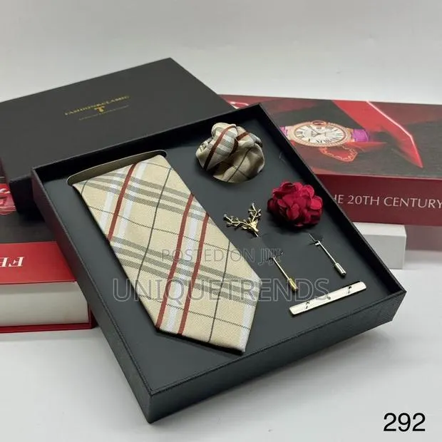 Men’S Quality Neck Tie Set · Photo 1