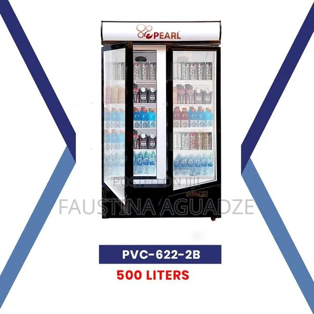 Pearl Double Door Display Fridge - Pvc622 B · Photo 1