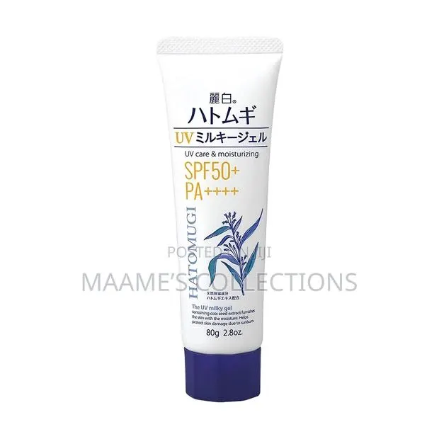 Hatomugi Uv Care Sunscreen Moisturizing Spf50+ Pa+ 80g · Photo 1