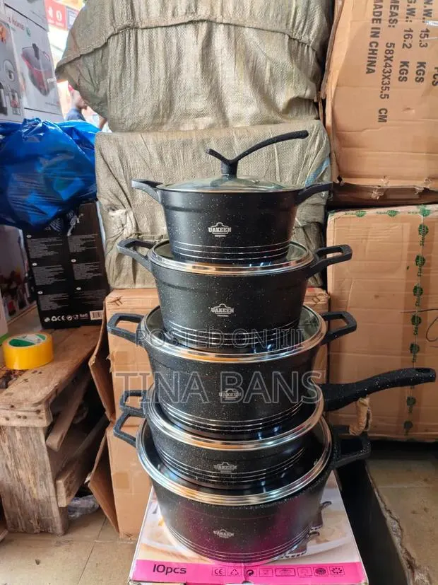 5set Uakeen Granite Coated Pots · Photo 1