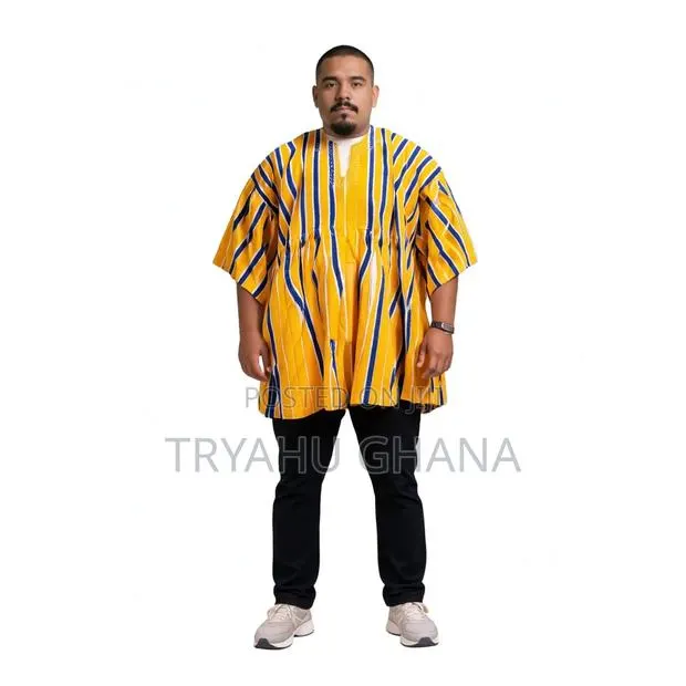 Yellow-Gold Blue Men's Fugu for Sale at Tryahu · Photo 1