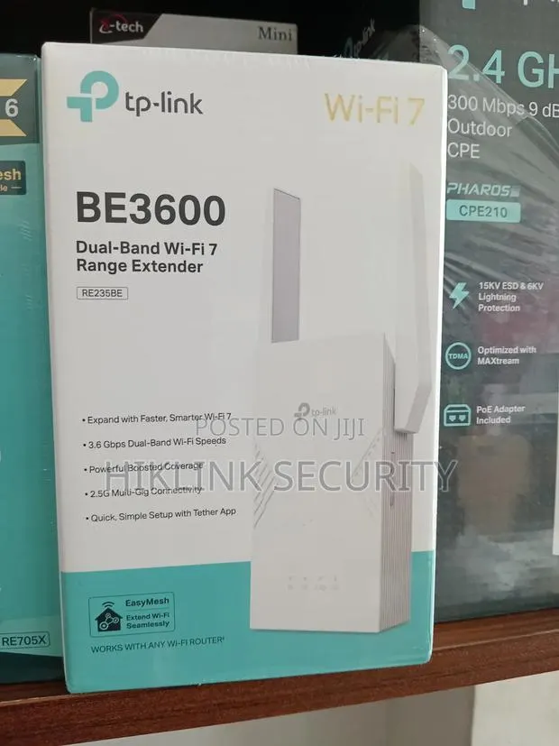 Tp Link RE235be Dual Band Wifi 7 Range Extender · Photo 1