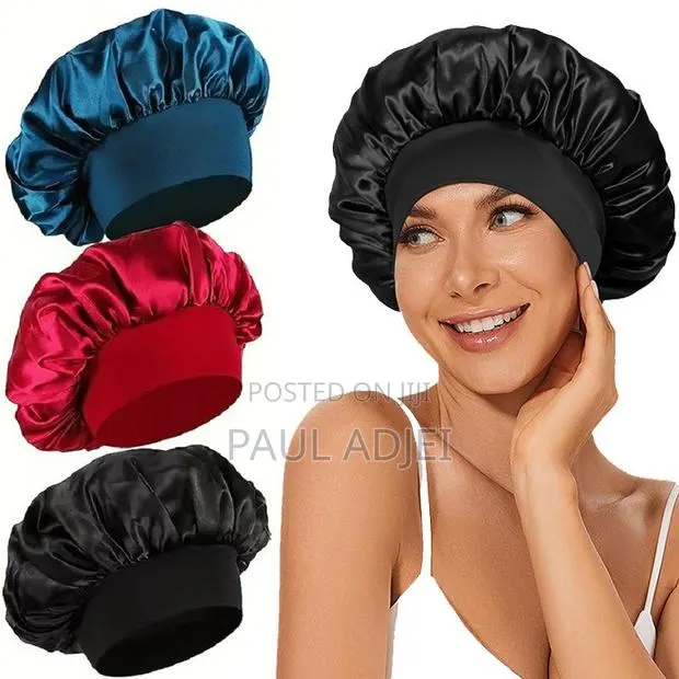 Women's Satin Hair Bonnet - Hair Care Cap · Photo 1