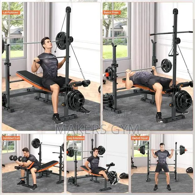 Bench Lat Pulldown Weider Weight Bar Lat · Photo 1