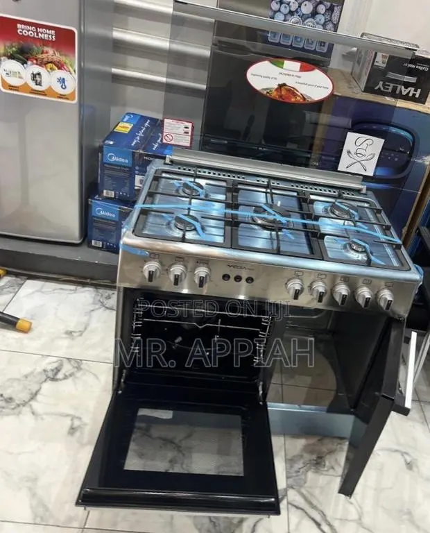 Extremely Durable Mediatech 60x90cm Glass Lid 5 Gas Burner · Photo 1