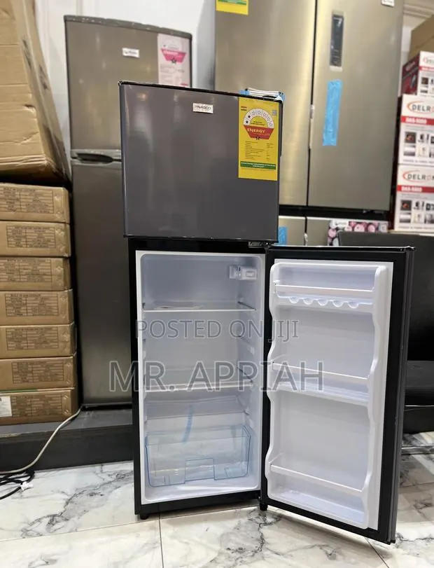 Nasco 158ltrs Bottom Freezer Refrigerator(Dark Gray) · Photo 1