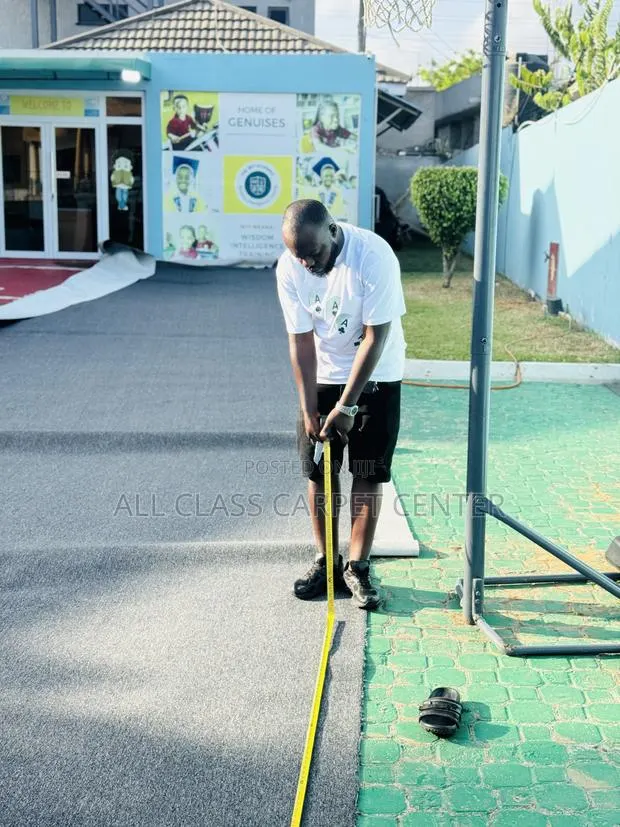 Gray Floor Industrial Carpet for Church Auditorium, Schools Etc · Photo 1