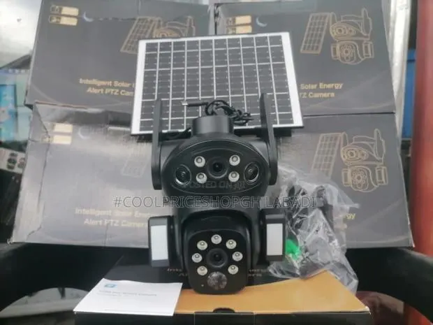2 Lens Solar Powered Sim Card Smart Ai Cameras · Photo 1