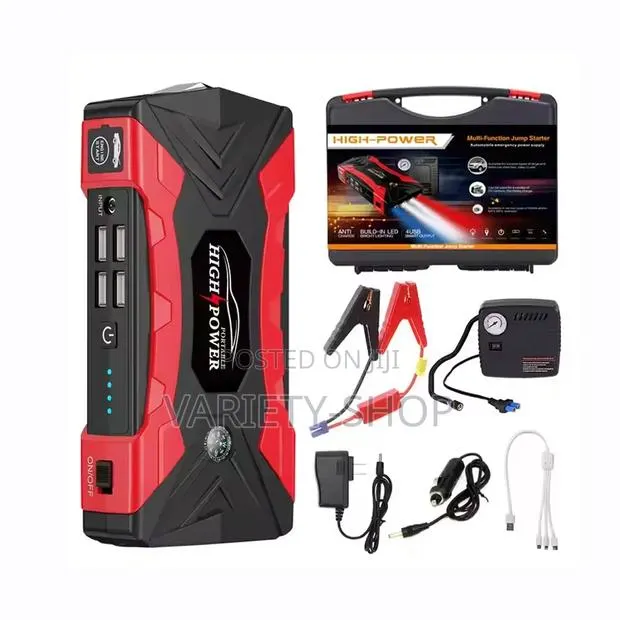 High Power Multi-Function Jump Starter Kit With Compressor · Photo 1