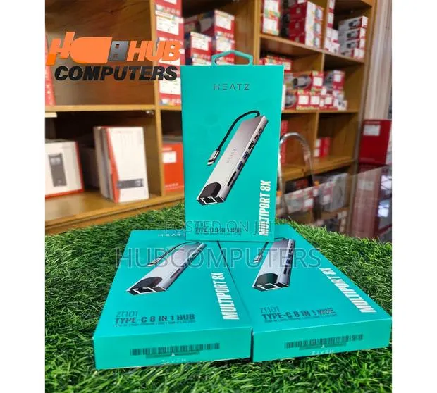 Heatz Zt101 Type-C 8 in 1 Hub · Photo 1