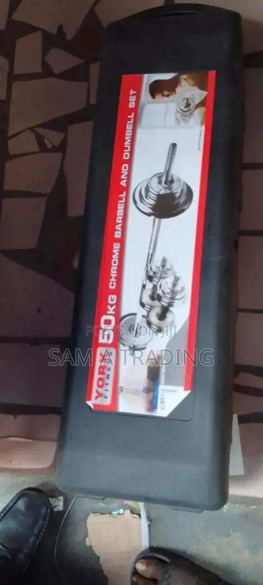 50kg Chrome Barbell and Dumbell · Photo 1