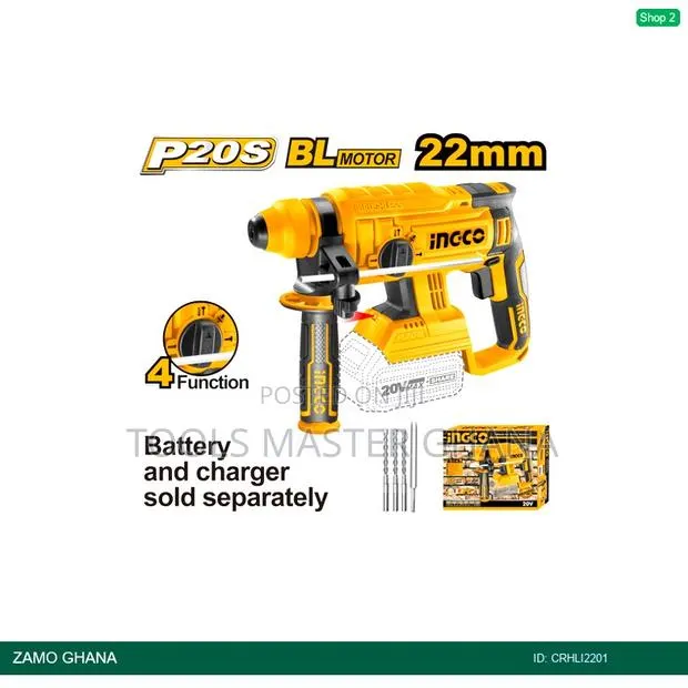 Cordless Rotary Hammer 20v - Crhli2201 · Photo 1
