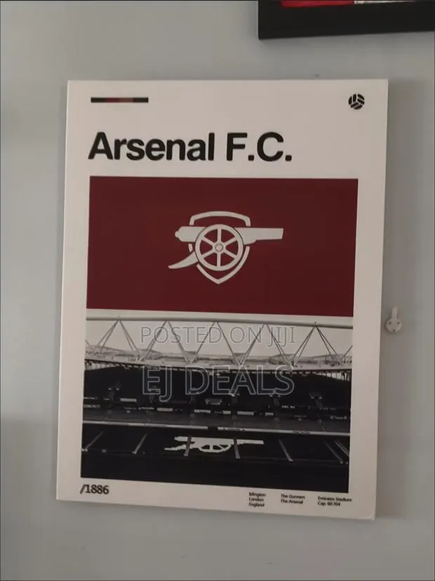 Arsenal FC Wall Art Picture Frame 40 X 60cm · Photo 1