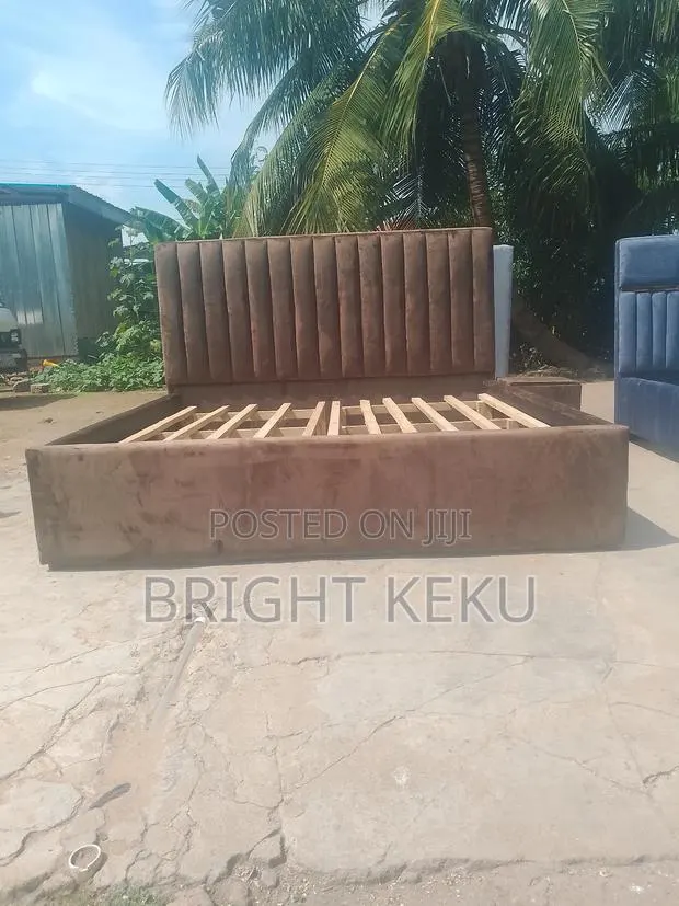 Brown Queen Size Bed Frame Is Available With Cool Price · Photo 1
