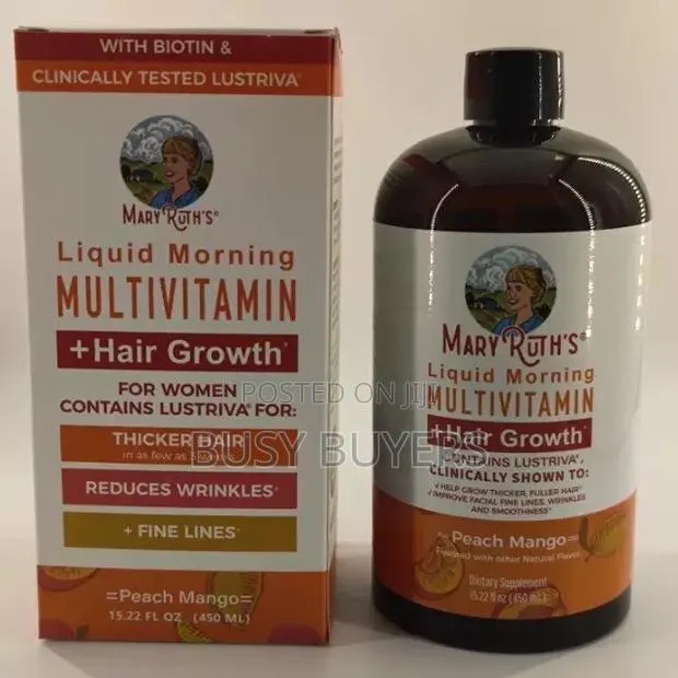 MARY RUTH'S Liquid Morning MULTIVITAMIN + Hair Growth · Photo 1