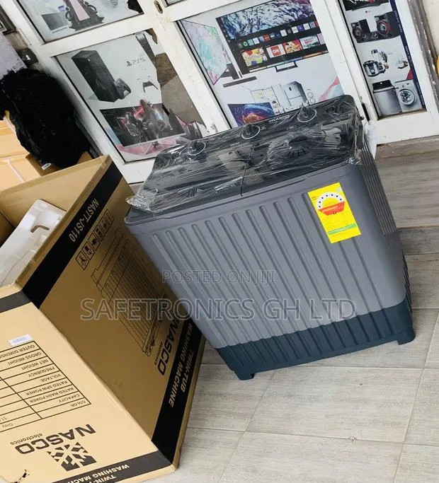 Essential Nasco Washing Machine Semi Automatic 8 Kg Grey · Photo 1