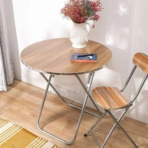 Foldable Study / Dining Table With 2 Chairs · Photo 1