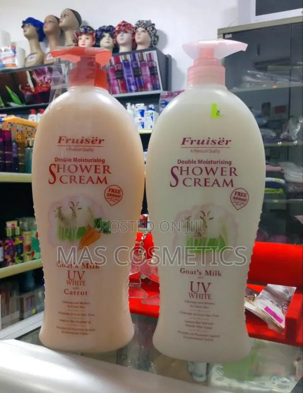 Fruiser Shower Cream, Goat’S Milk Uv White With Carrot · Photo 1