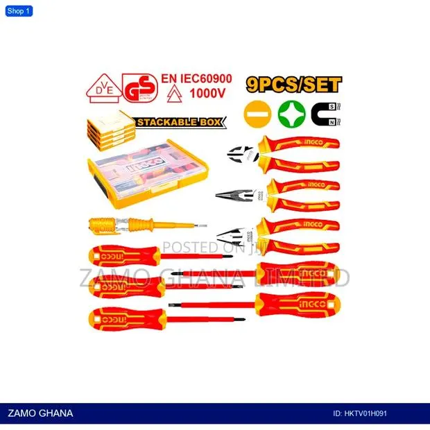 9 PCS Insulated Hantools Set - Hktv01h091 · Photo 1