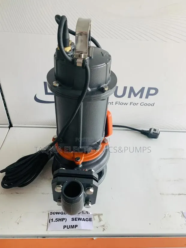 (Excellent)!! Leo Sewage 1.5hp Water Pump · Photo 1