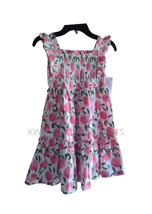 Bonnie Jean Girls Smocked Peach Dress - 5 and 6 Years · Photo 1