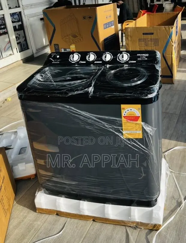 Adorable Classic Nasco 11kg Spin Dry Washing Machine(dark Gray)4 Stars · Photo 1