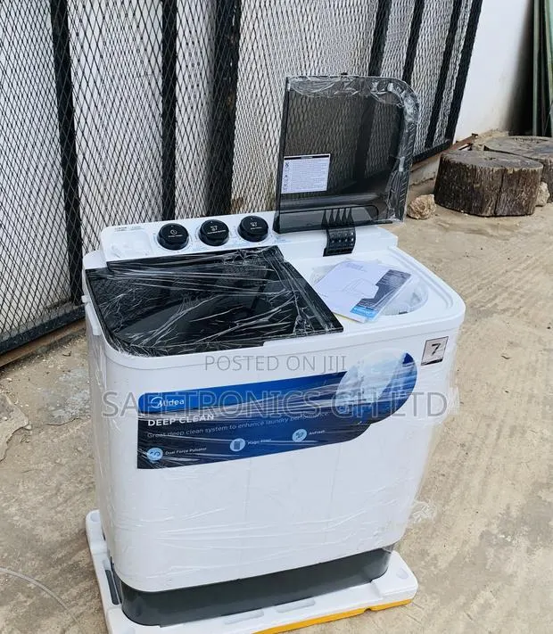 Check Out Midea 7.0kg Semi Auto Washing Machine Mf100w70/W-Gh · Photo 1