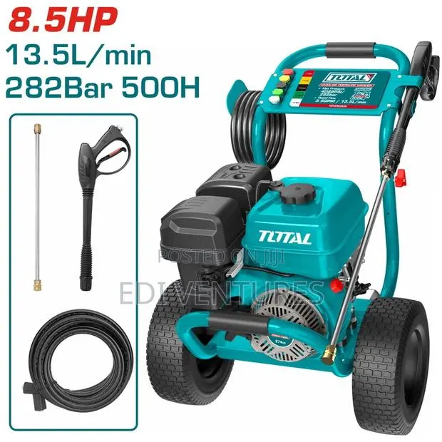Total 8.5hp Gasoline Pressure Washer - 282bar, 13.5l/ Min, 4089 Psi · Photo 1