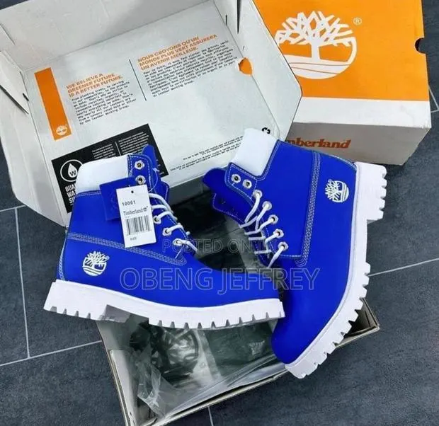 Original Timberland Waterproof Boot Blue/White · Photo 1