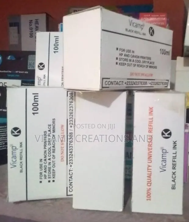 Vicamp K (Black Universal Refill Ink)-Hp 2710 Printer · Photo 2