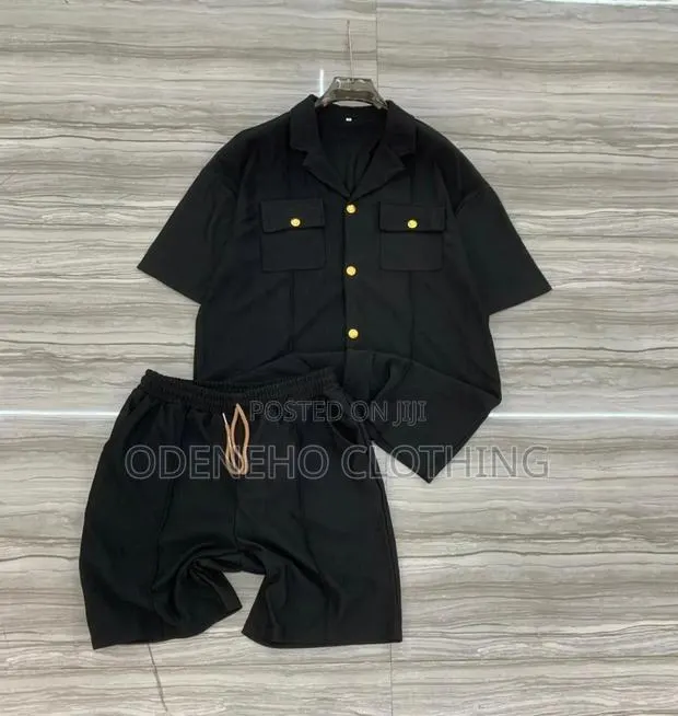 All Black and All White Kaftan Shorts · Photo 1