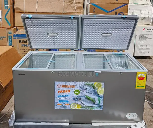 500L and 400L Liters Double Door Snowsea Freezer · Photo 1