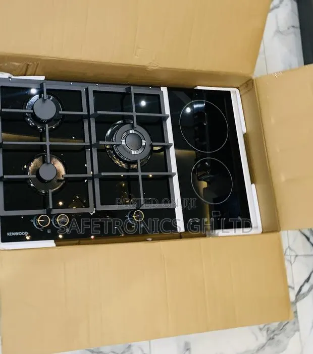 Get Accurate Kenwood 5 Burner Inbuilt Cooker Hob. 3 Gas and 2 Electric · Photo 1