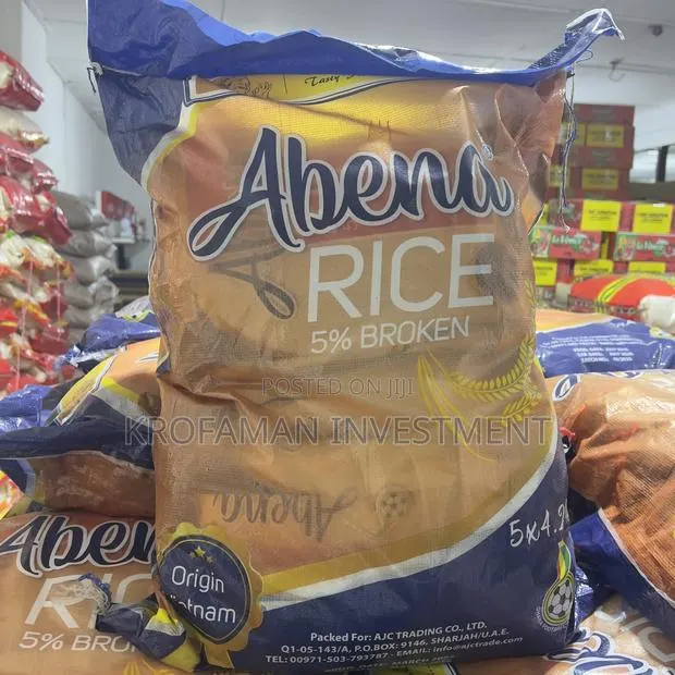 Abena Vietnamese Long Grain Rice 5x5kg · Photo 1