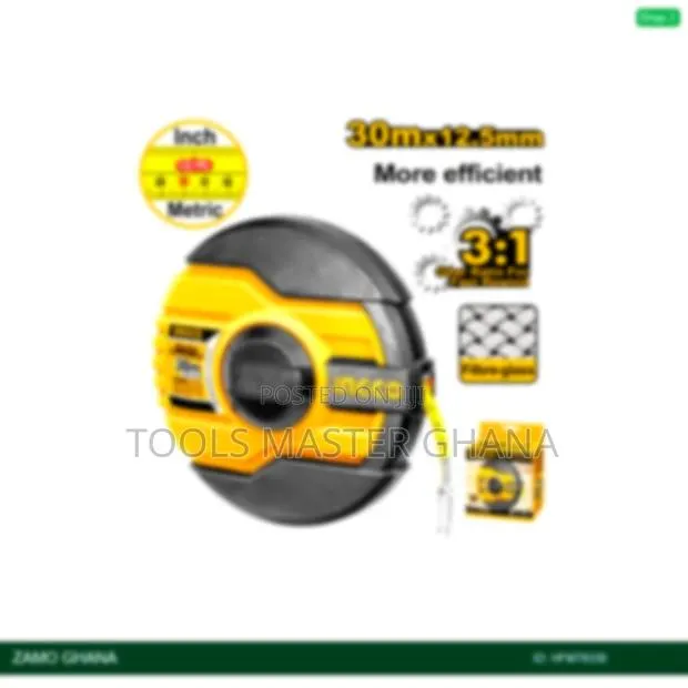 Fibreglass Measuring Tape 30m - Hfmt8330 · Photo 1